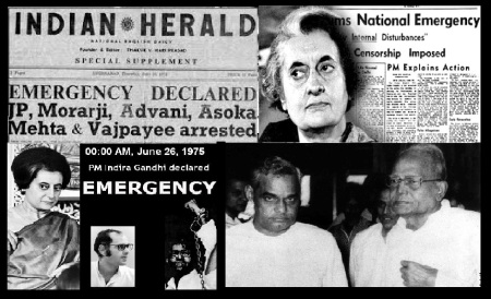 1975-77 Atal, Jayaprakash arrested-emergency declared